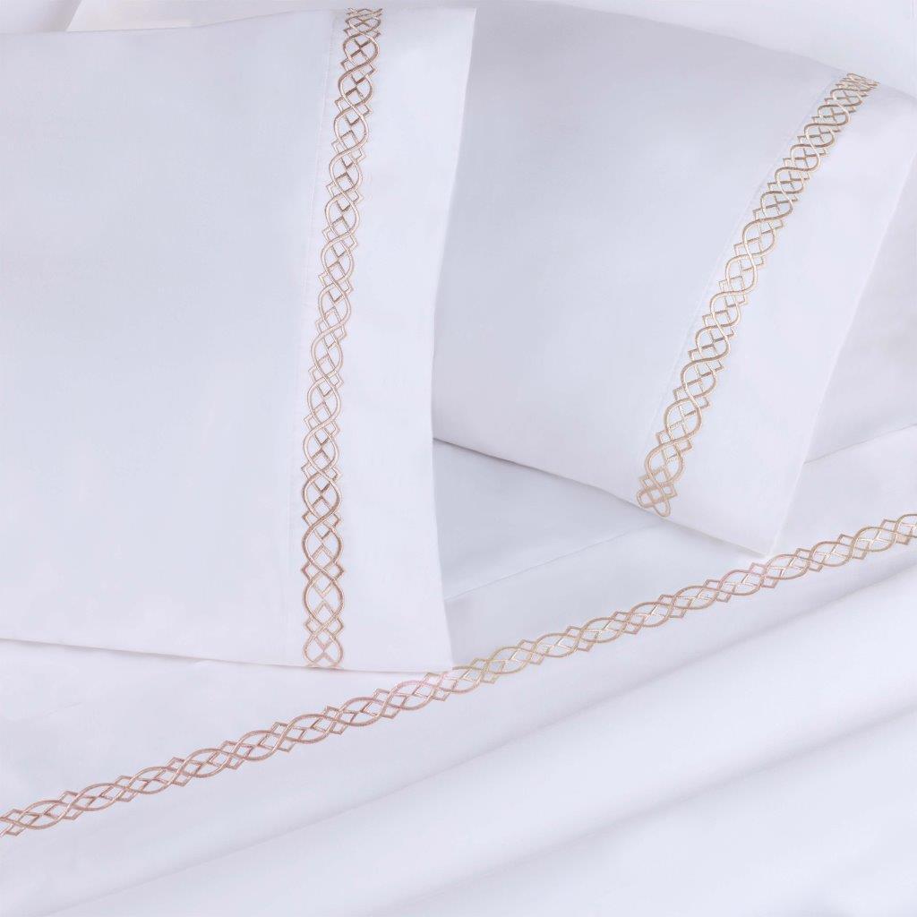 Egyptian Cotton 1000 Thread Count Solid Pillowcase Set - Egyptian Cotton Pillowcases by Superior