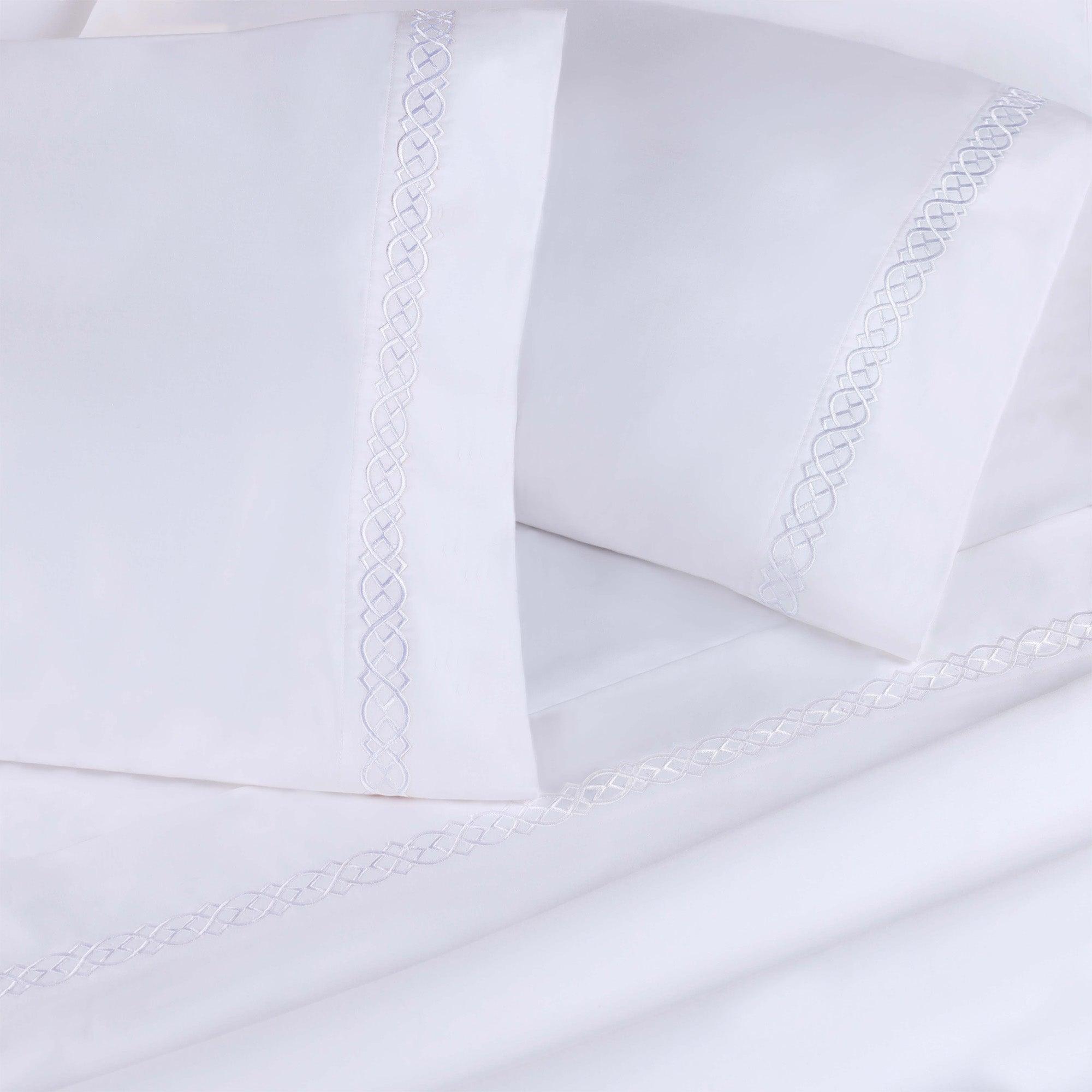 Egyptian Cotton 1000 Thread Count Solid Pillowcase Set - Egyptian Cotton Pillowcases by Superior