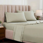 Egyptian Cotton 1500 Thread Count Eco-Friendly Solid Sheet Set Sage - Egyptian Cotton Sheet Set by Superior