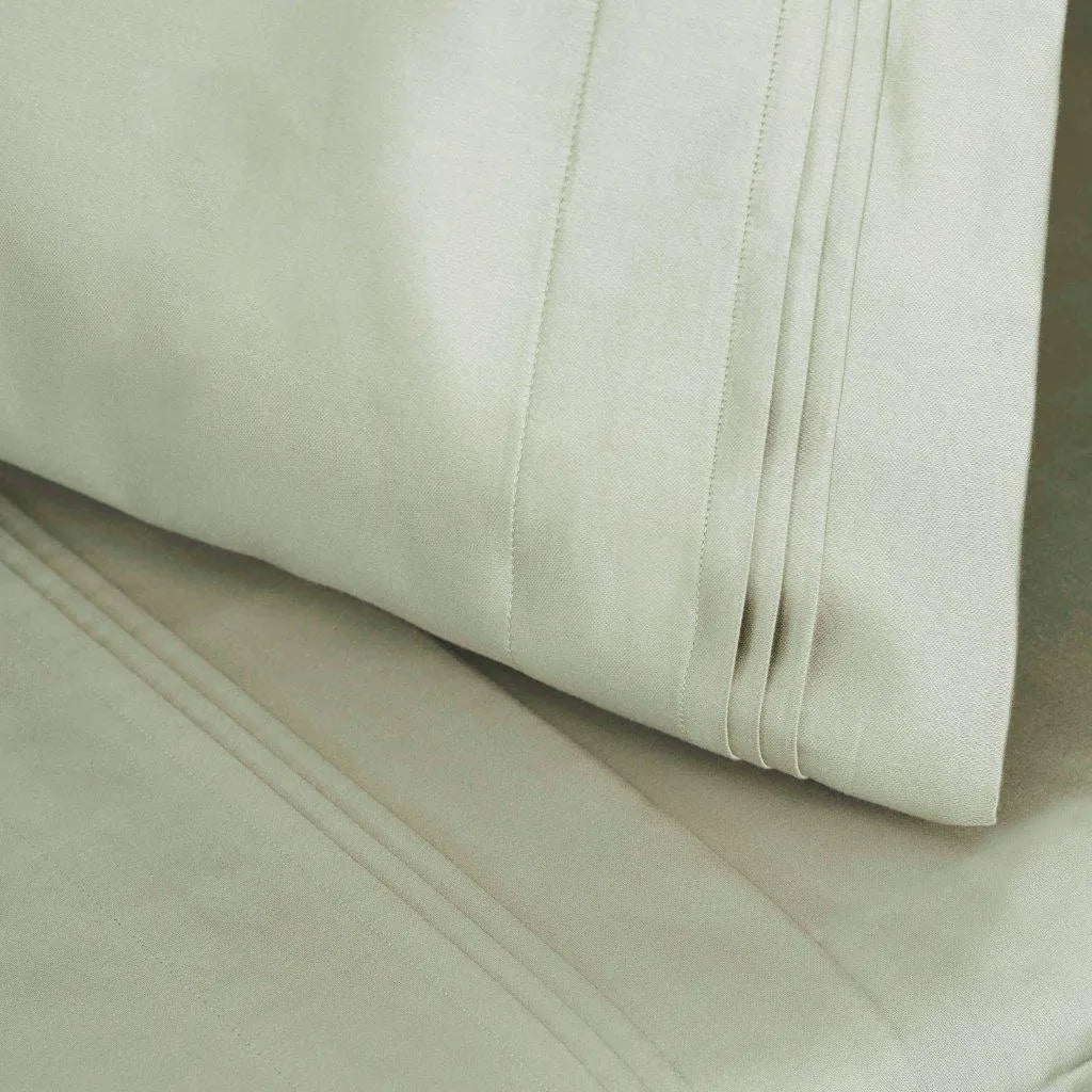 Egyptian Cotton 1500 Thread Count Eco-Friendly Solid Sheet Set Sage - Egyptian Cotton Sheet Set by Superior