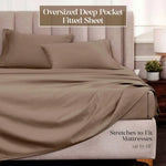 Egyptian Cotton 1500 Thread Count Eco-Friendly Solid Sheet Set Taupe - Egyptian Cotton Sheet Set by Superior