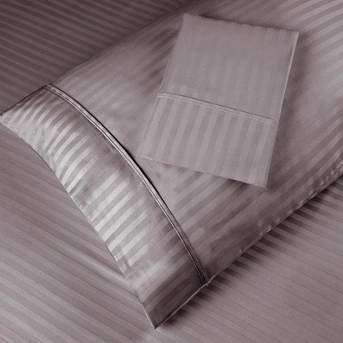 Egyptian Cotton 300 Thread Count Striped 2 Piece Pillowcase Set - Egyptian Cotton Pillowcases by Superior Brand