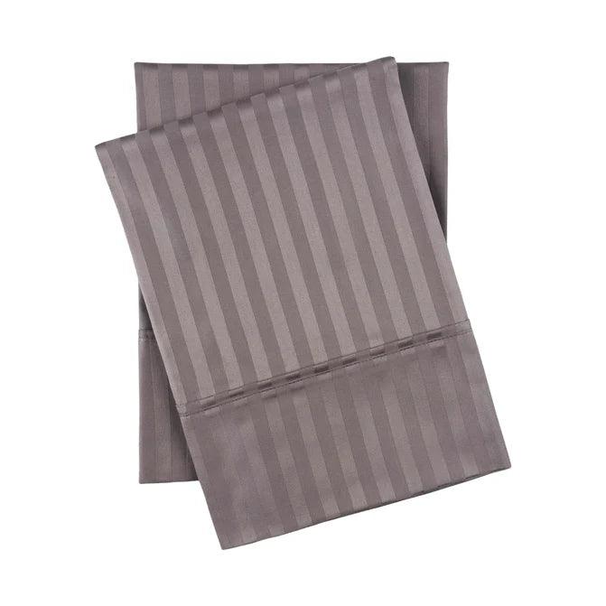 Egyptian Cotton 300 Thread Count Striped 2 Piece Pillowcase Set - Egyptian Cotton Pillowcases by Superior