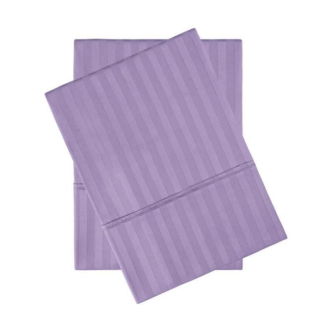 Egyptian Cotton 300 Thread Count Striped 2 Piece Pillowcase Set - Egyptian Cotton Pillowcases by Superior