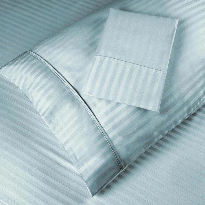 Egyptian Cotton 300 Thread Count Striped 2 Piece Pillowcase Set - Egyptian Cotton Pillowcases by Superior Brand