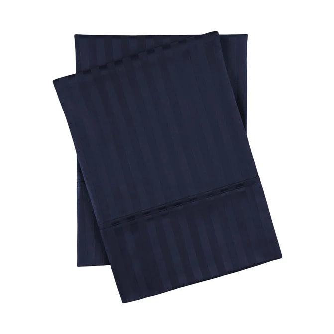 Egyptian Cotton 300 Thread Count Striped 2 Piece Pillowcase Set - Egyptian Cotton Pillowcases by Superior