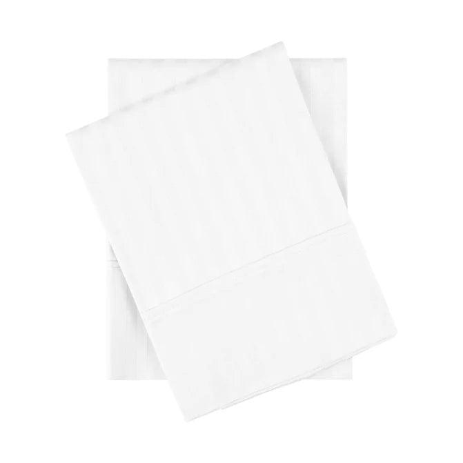 Egyptian Cotton 300 Thread Count Striped 2 Piece Pillowcase Set - Egyptian Cotton Pillowcases by Superior