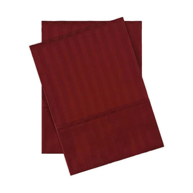 Egyptian Cotton 300 Thread Count Striped 2 Piece Pillowcase Set - Egyptian Cotton Pillowcases by Superior