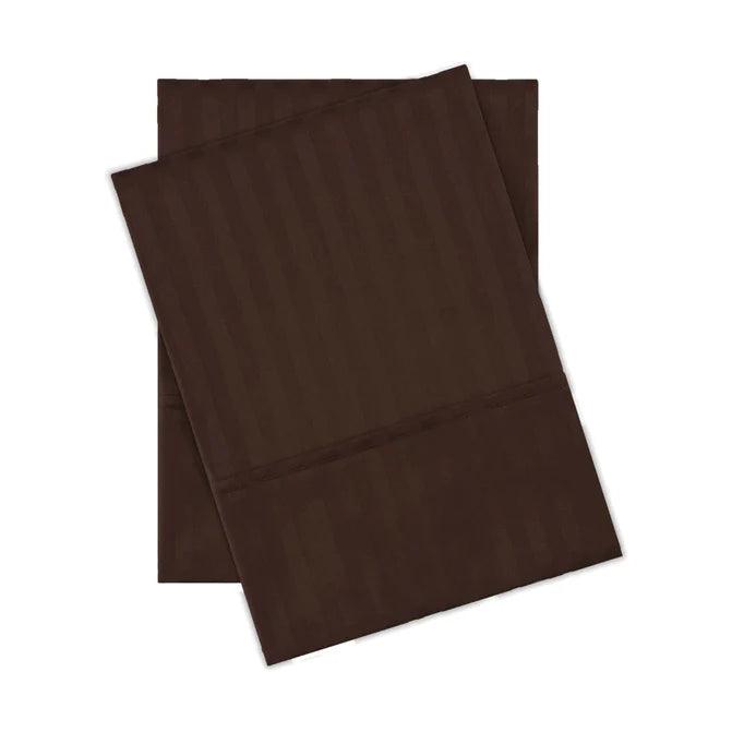 Egyptian Cotton 300 Thread Count Striped 2 Piece Pillowcase Set - Egyptian Cotton Pillowcases by Superior