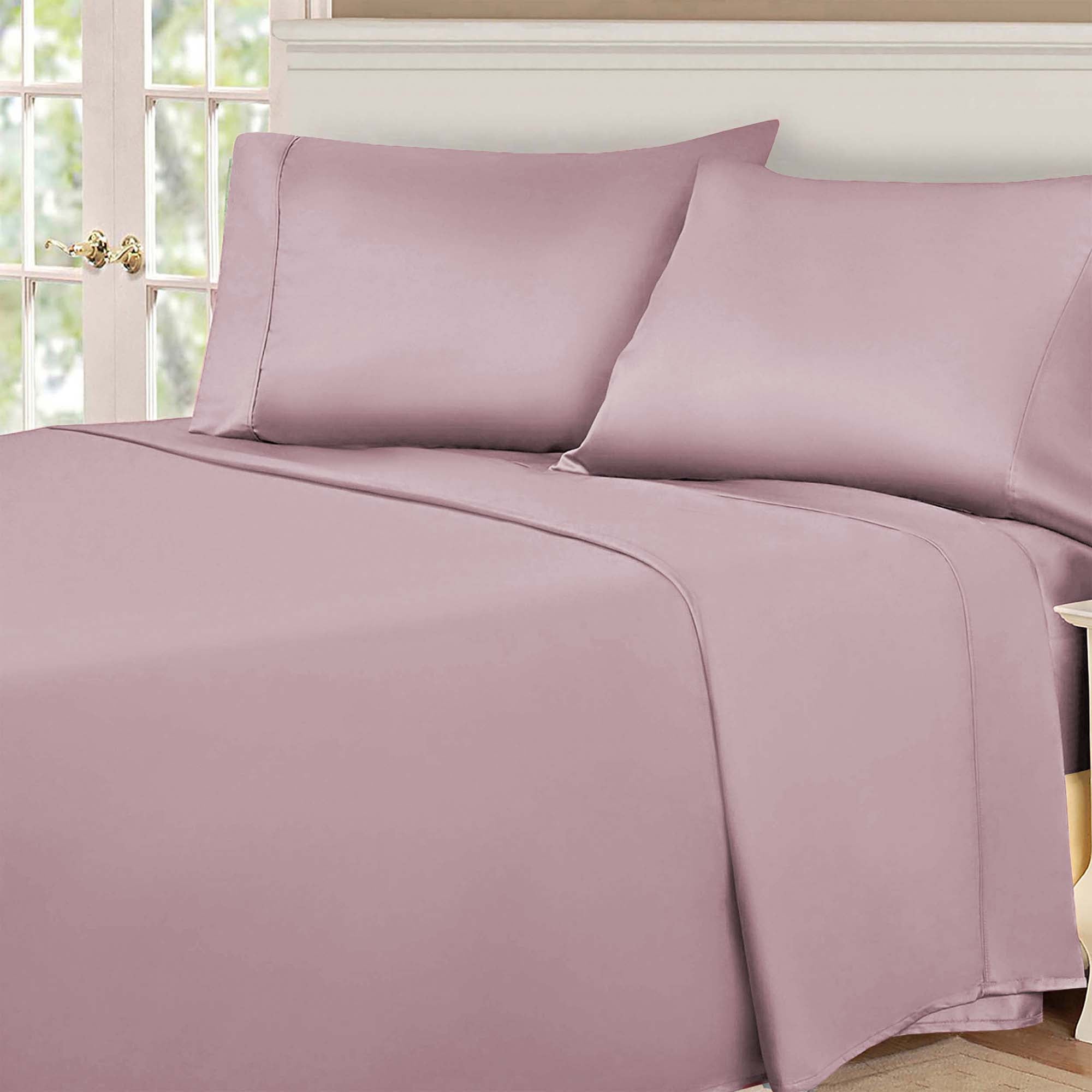 530 Thread Count Egyptian Cotton Sateen Bed Sheet Set - Egyptian Cotton Sheet Set by Superior Brand