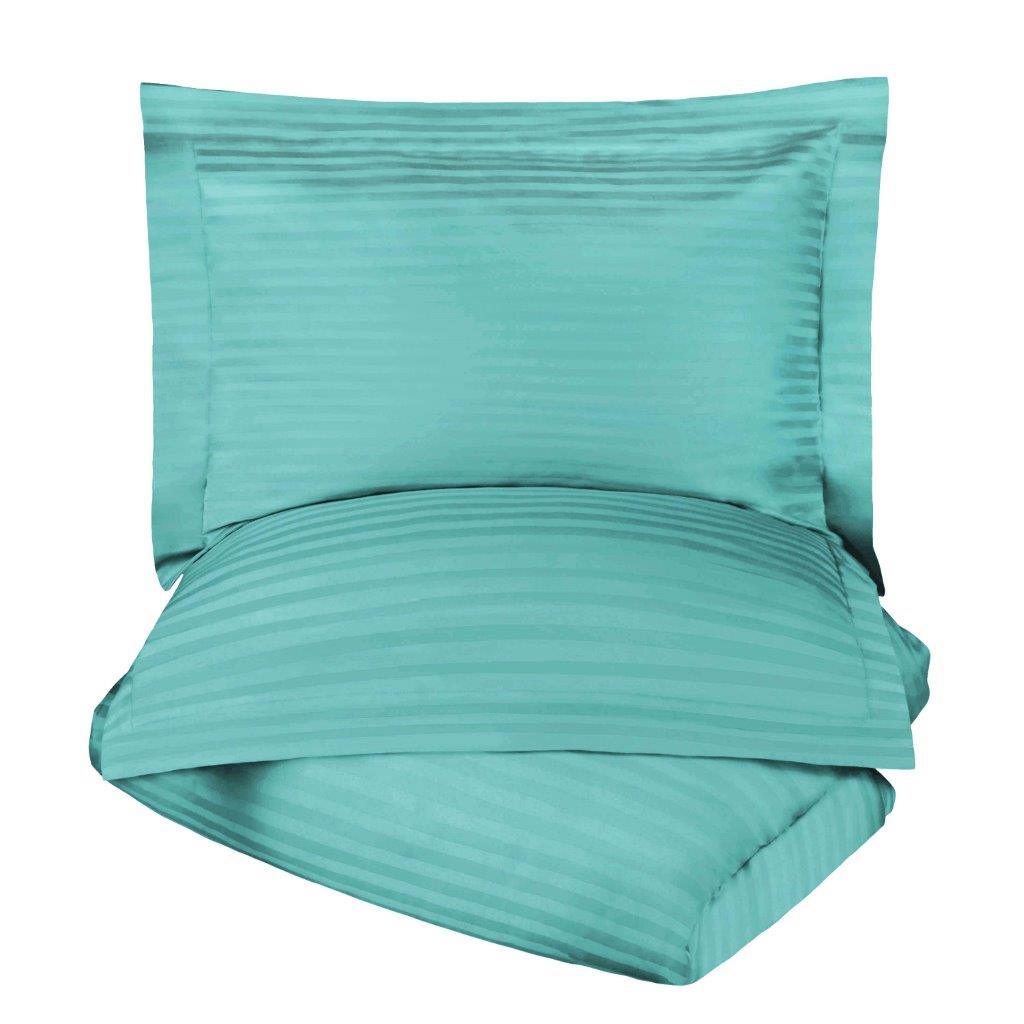 Egyptian Cotton 600 Thread Count Striped Duvet Cover Set - Egyptian Cotton Duvet Cover Set by Superior