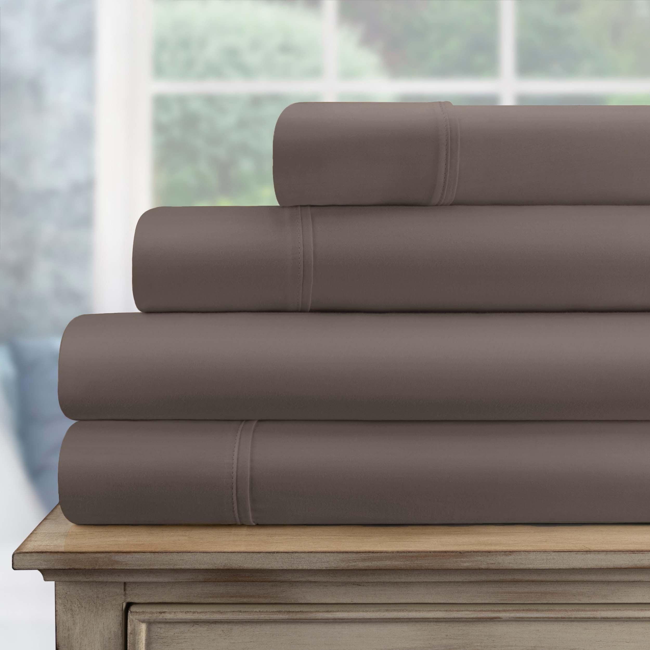 700 Thread Count Egyptian Cotton Sateen Bed Sheet Set - Egyptian Cotton Sheet Set by Superior Brand
