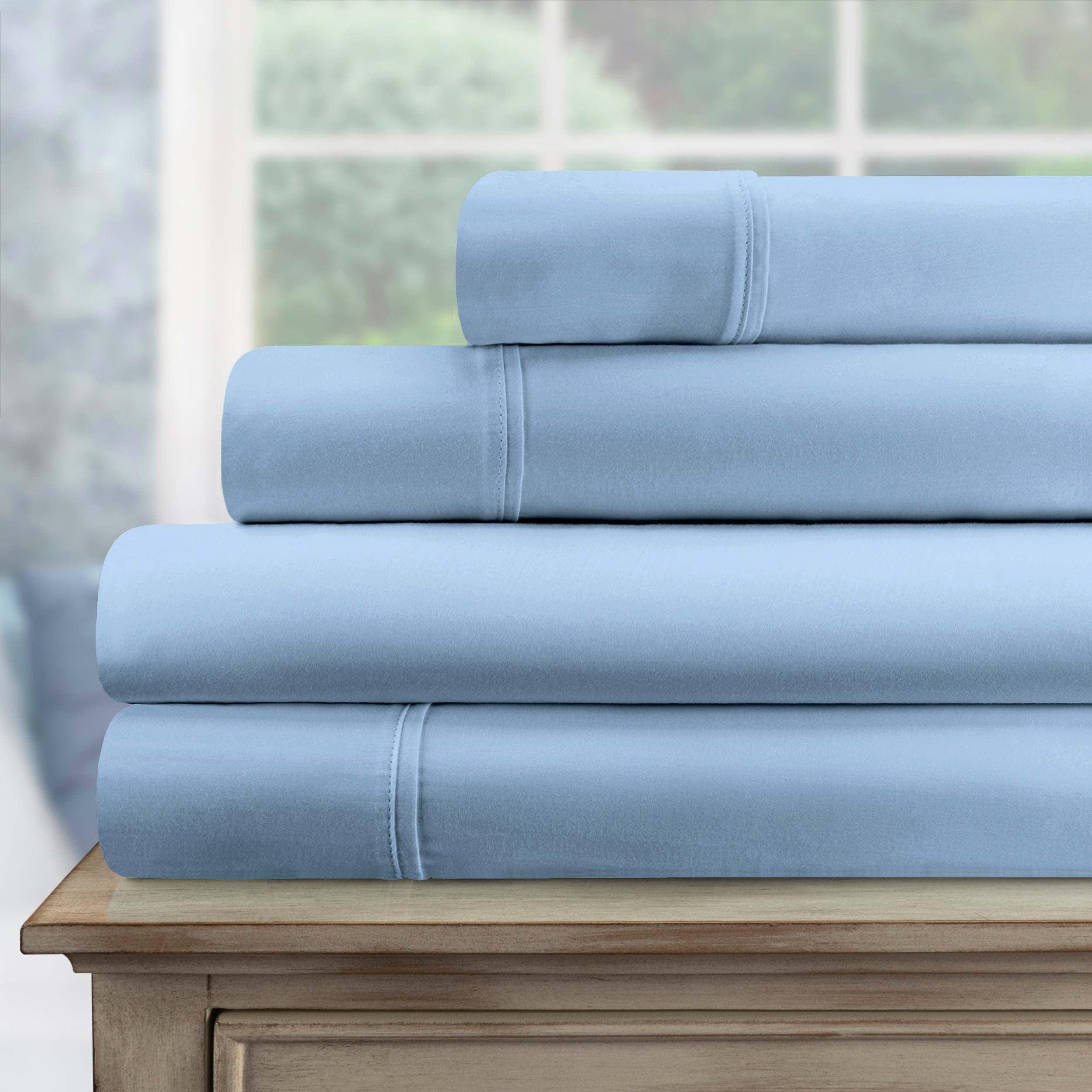 700 Thread Count Egyptian Cotton Sateen Bed Sheet Set - Egyptian Cotton Sheet Set by Superior Brand