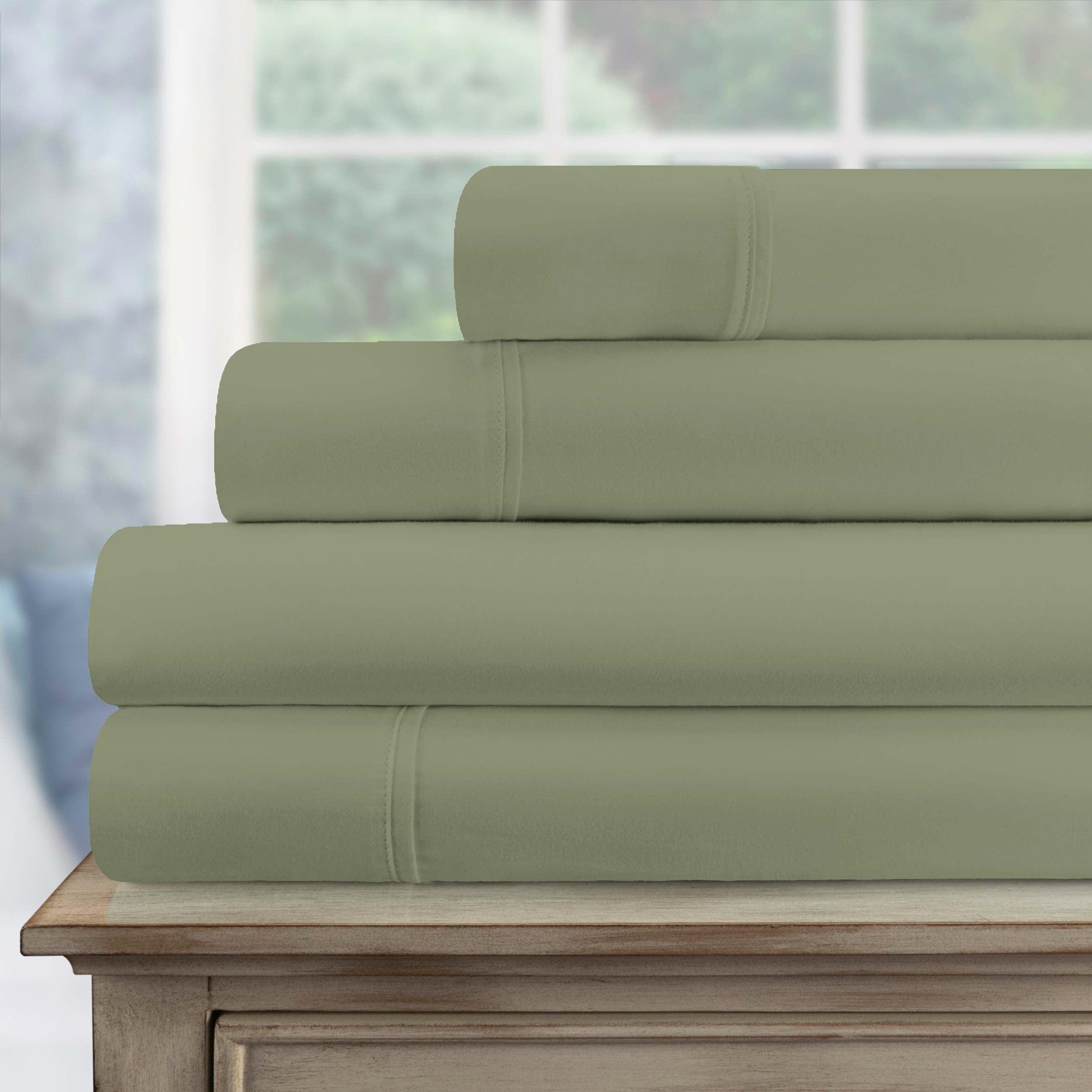 700 Thread Count Egyptian Cotton Sateen Bed Sheet Set - Egyptian Cotton Sheet Set by Superior Brand