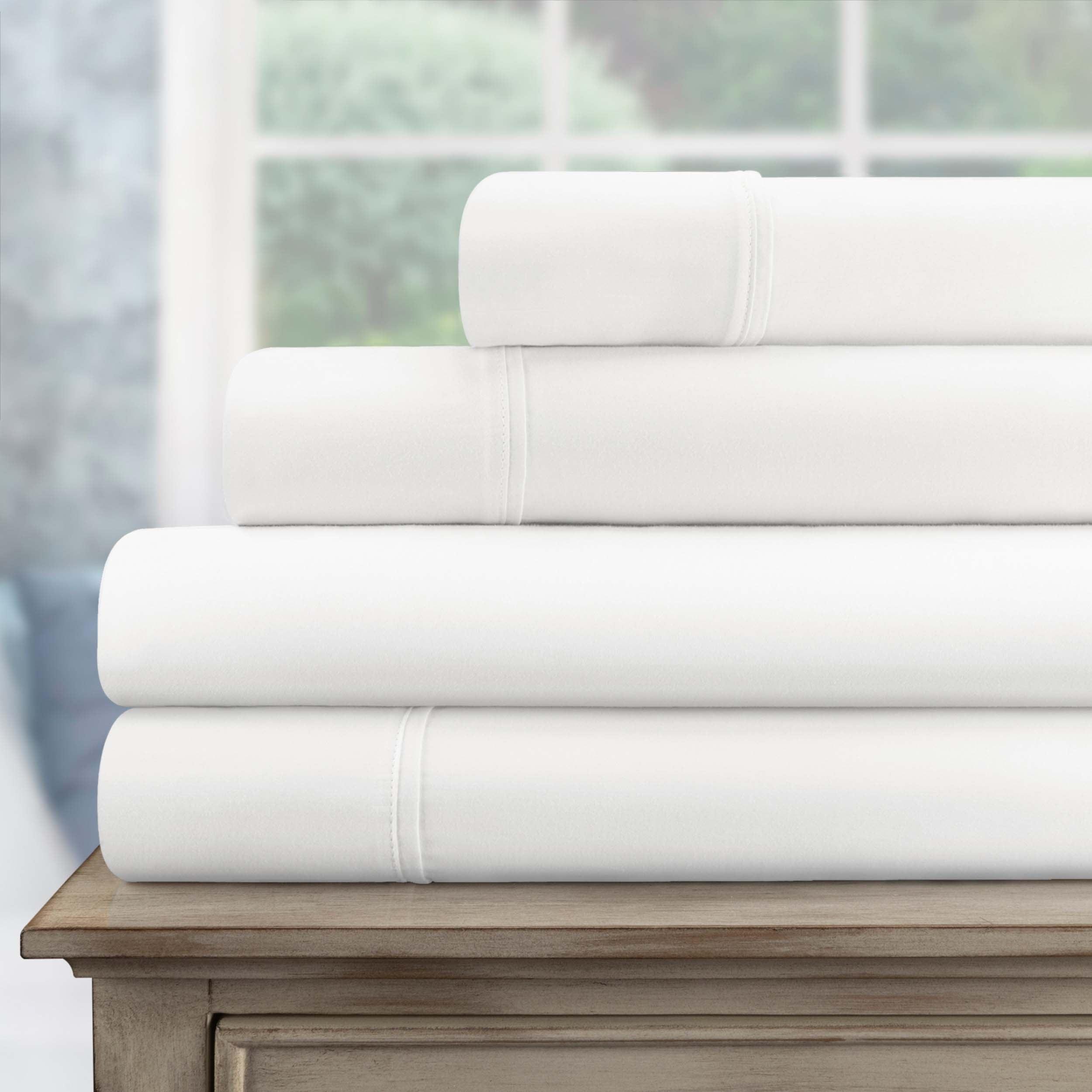 700 Thread Count Egyptian Cotton Sateen Bed Sheet Set - Egyptian Cotton Sheet Set by Superior Brand