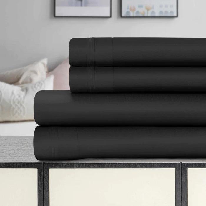 700 Thread Count Egyptian Cotton Sateen Bed Sheet Set - Egyptian Cotton Sheet Set by Superior Brand