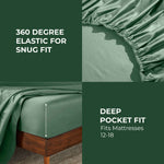 Egyptian Cotton 850 Thread Count Solid Deep Pocket Bed Sheet Set - Egyptian Cotton Sheet Set by Superior Brand