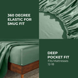 Egyptian Cotton 850 Thread Count Solid Deep Pocket Bed Sheet Set - Egyptian Cotton Sheet Set by Superior Brand