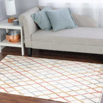 Ellis Diamond Trellis Indoor Area Rugs Or Runner Rug - Rugs by Superior