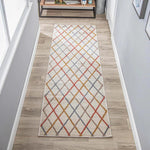 Ellis Diamond Trellis Indoor Area Rugs Or Runner Rug - Rugs by Superior