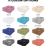 Fleece Plush Medium Weight Fluffy Soft Decorative Blanket Or Throw - Blanket by Superior