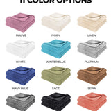 Fleece Plush Medium Weight Fluffy Soft Decorative Blanket Or Throw - Blanket by Superior