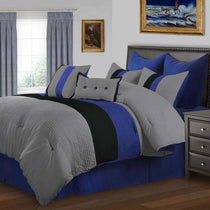 Florence 8-Piece Comforter Set With Shams, Bed Skirt and Pillow - Comforter Set by Superior Brand