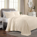 Florin Cotton Matelasse Weave Jacquard Scroll Medallion Bedspread Set - Bedspread by Superior