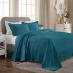 Florin Cotton Matelasse Weave Jacquard Scroll Medallion Bedspread Set - Bedspread by Superior