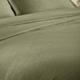 Florin Cotton Matelasse Weave Jacquard Scroll Medallion Bedspread Set - Bedspread by Superior