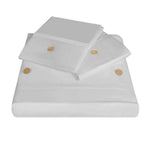 Gina Organic Cotton 300 Thread Count Percale 3 Piece Duvet Cover Set - Duvet Cover Set by Superior