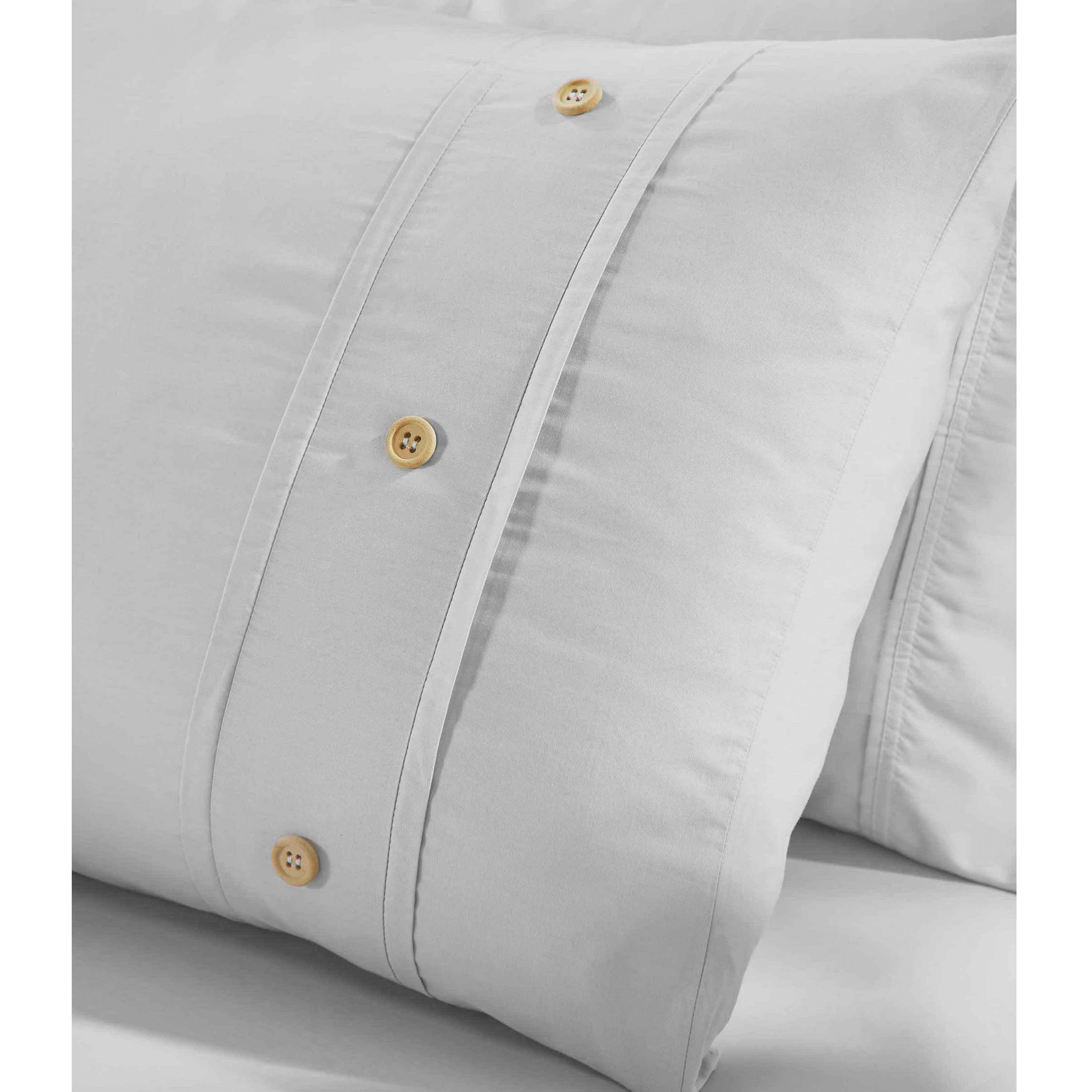 Gina Organic Cotton 300 Thread Count Percale 3 Piece Duvet Cover Set - Duvet Cover Set by Superior
