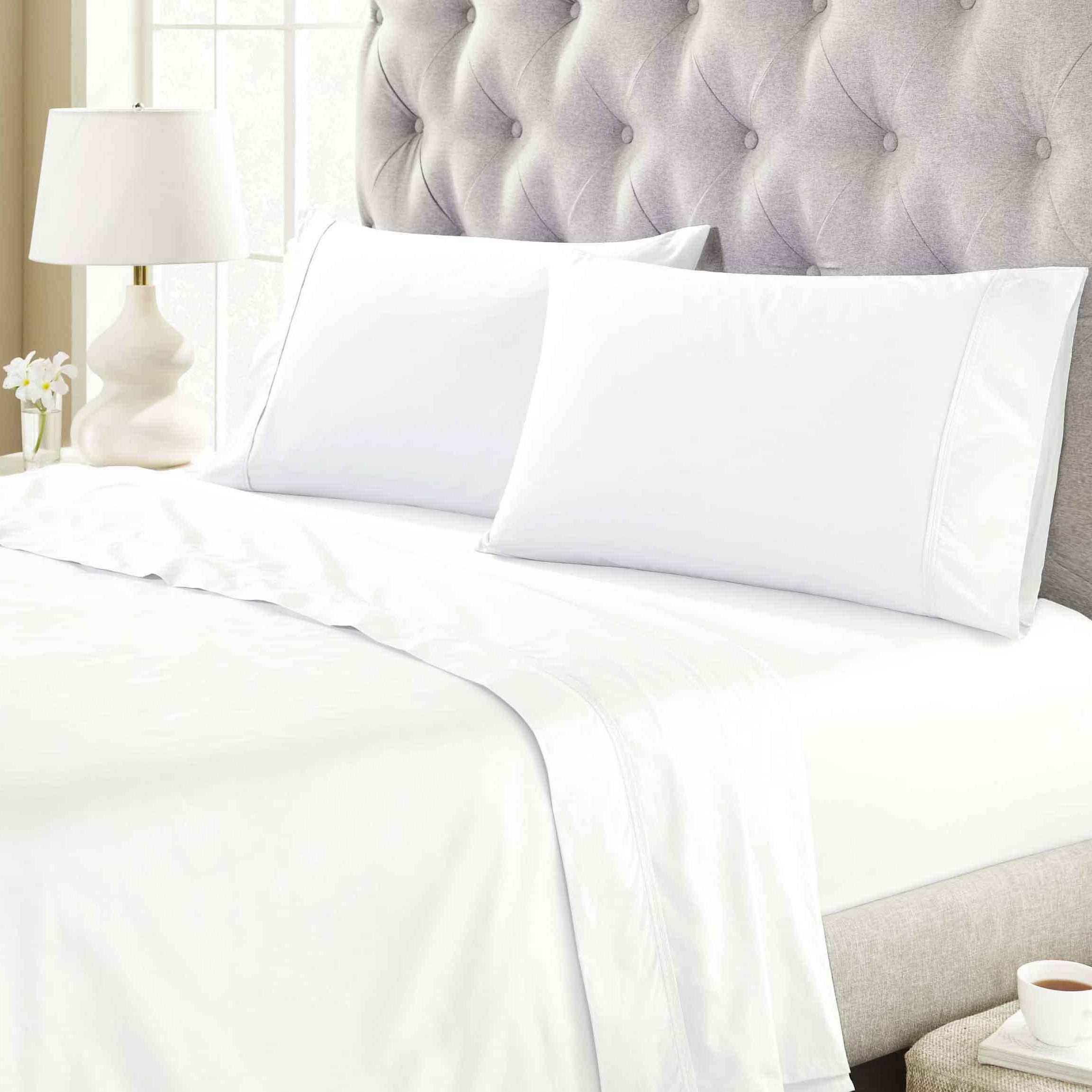 Gina Organic Cotton 300 Thread Count Percale Fitted Bed Sheet - Fitted Sheet by Superior