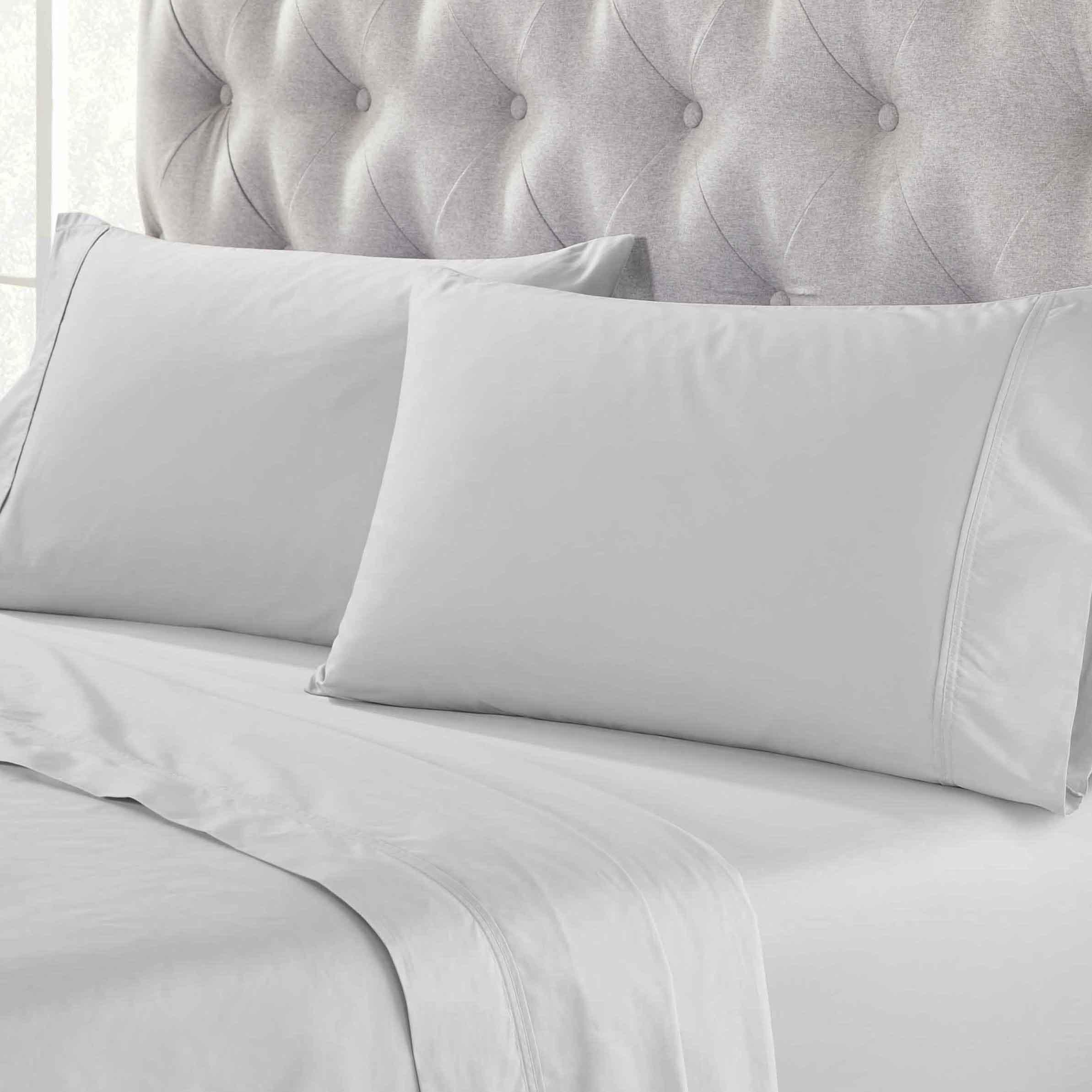 Gina Organic Cotton 300 Thread Count Percale Pillowcases, Set of 2 - Pillowcases by Superior Brand