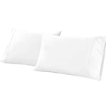 Gina Organic Cotton 300 Thread Count Percale Pillowcases, Set of 2 - Pillowcases by Superior