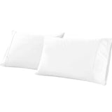 Gina Organic Cotton 300 Thread Count Percale Pillowcases, Set of 2 - Pillowcases by Superior