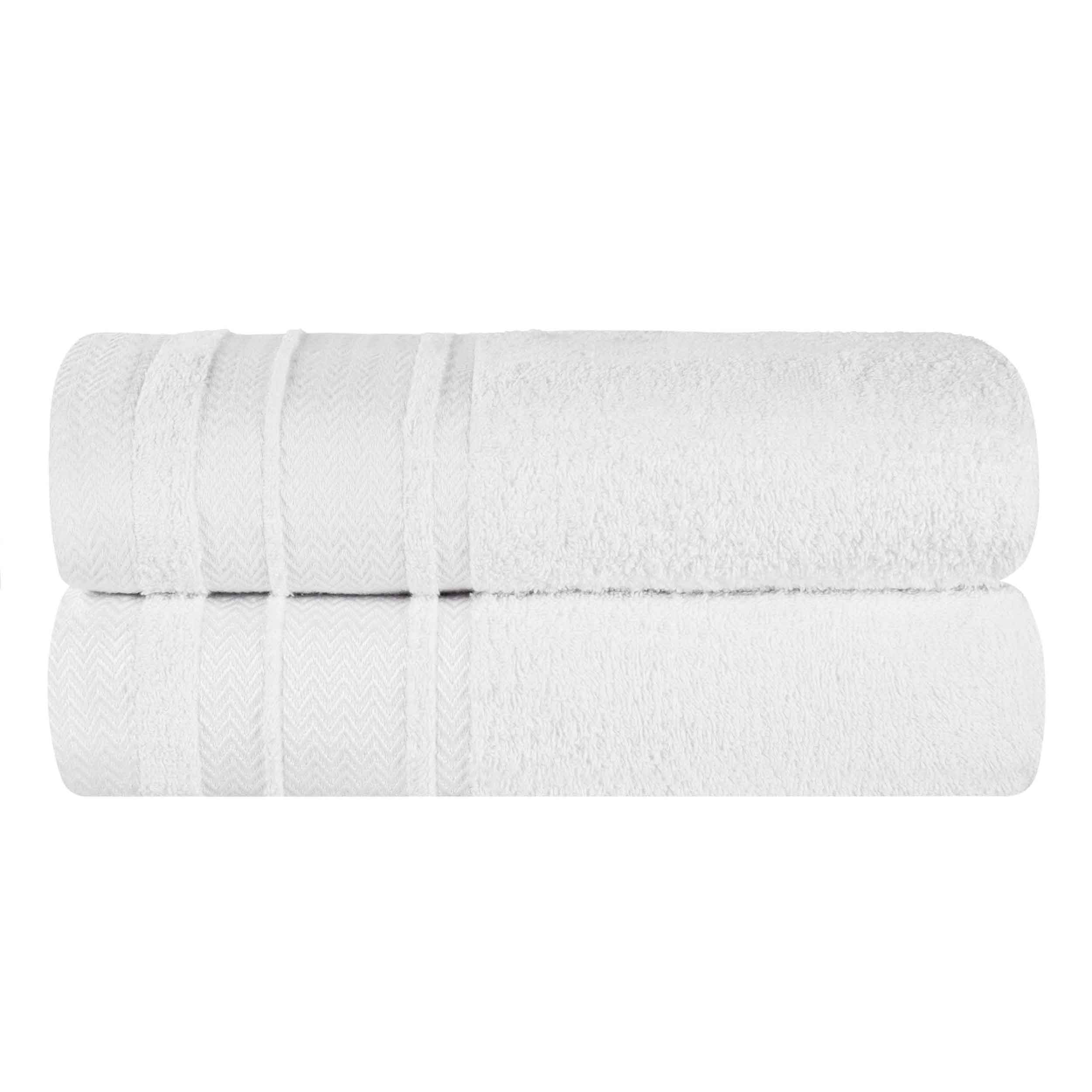 Hays Cotton Medium Weight Ultra-Soft Bath Sheet Set of 2 - Bath Sheet by Superior Brand
