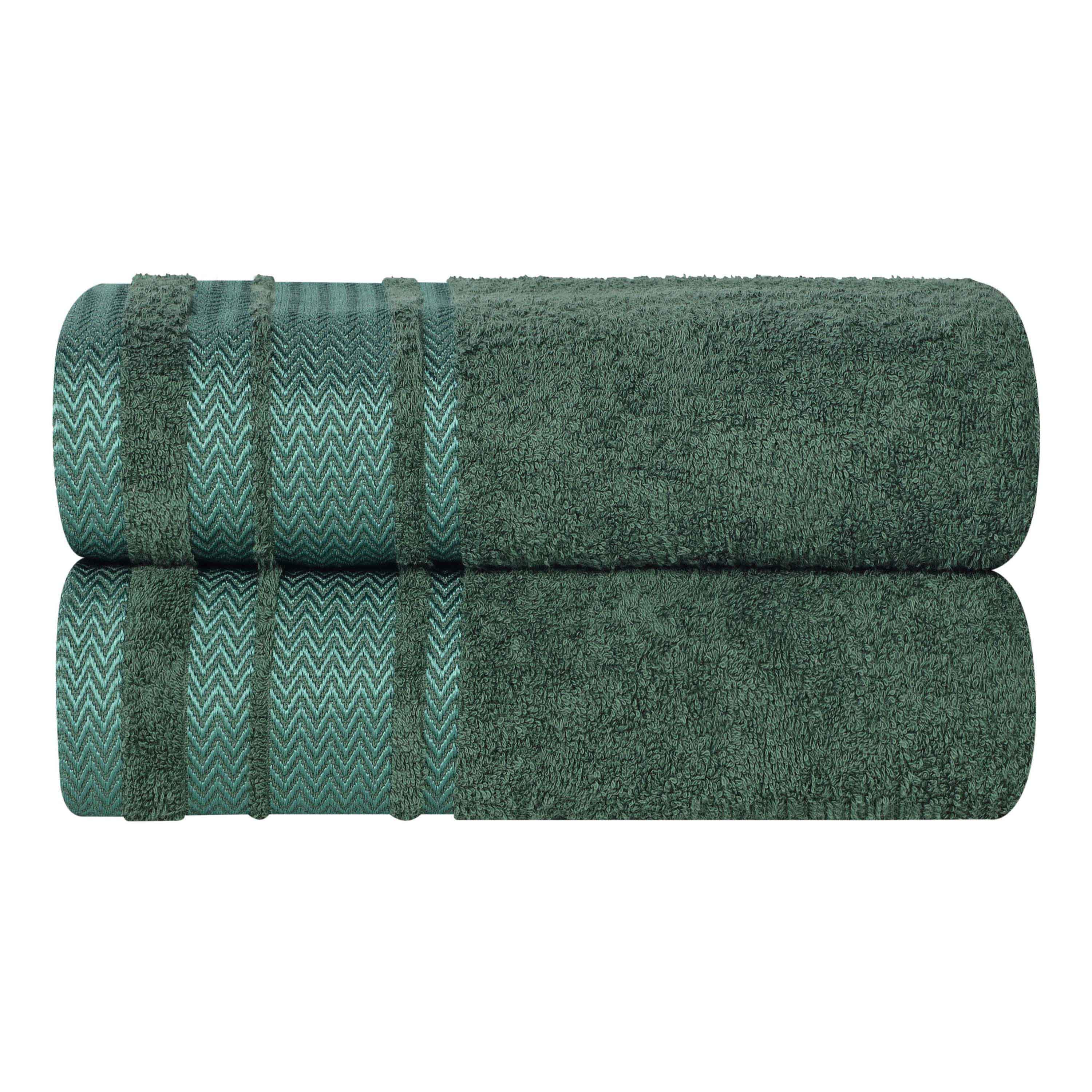 Hays Cotton Medium Weight Ultra-Soft Bath Sheet Set of 2 - Bath Sheet by Superior Brand