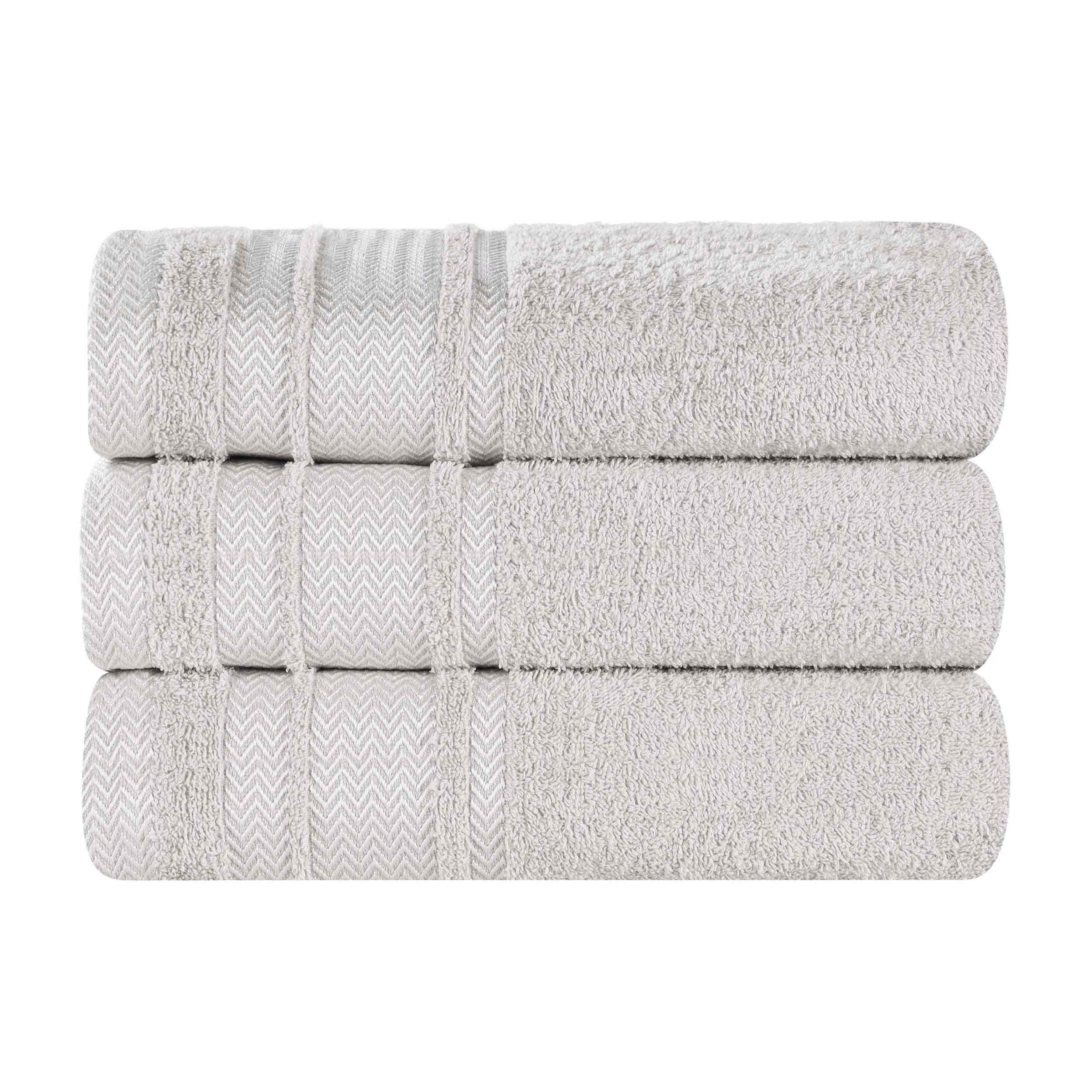Hays Cotton Medium Weight Ultra-Soft Bath Towel Set of 3 - Bath Towel by Superior Brand