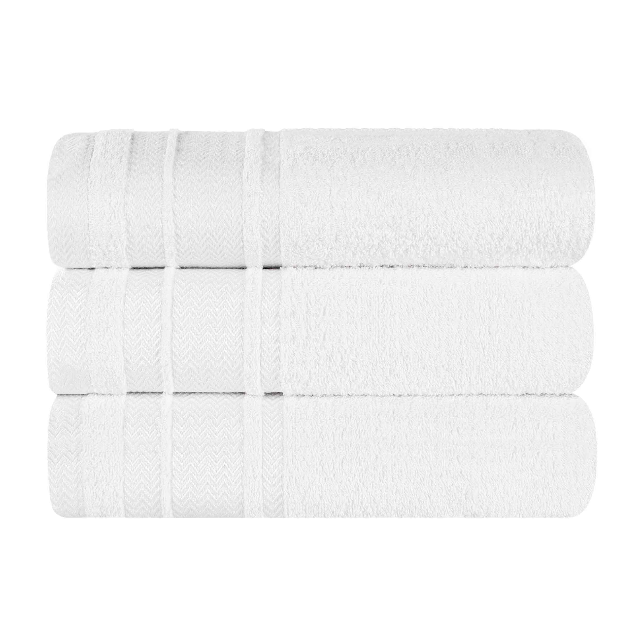 Hays Cotton Medium Weight Ultra-Soft Bath Towel Set of 3 - Bath Towel by Superior Brand