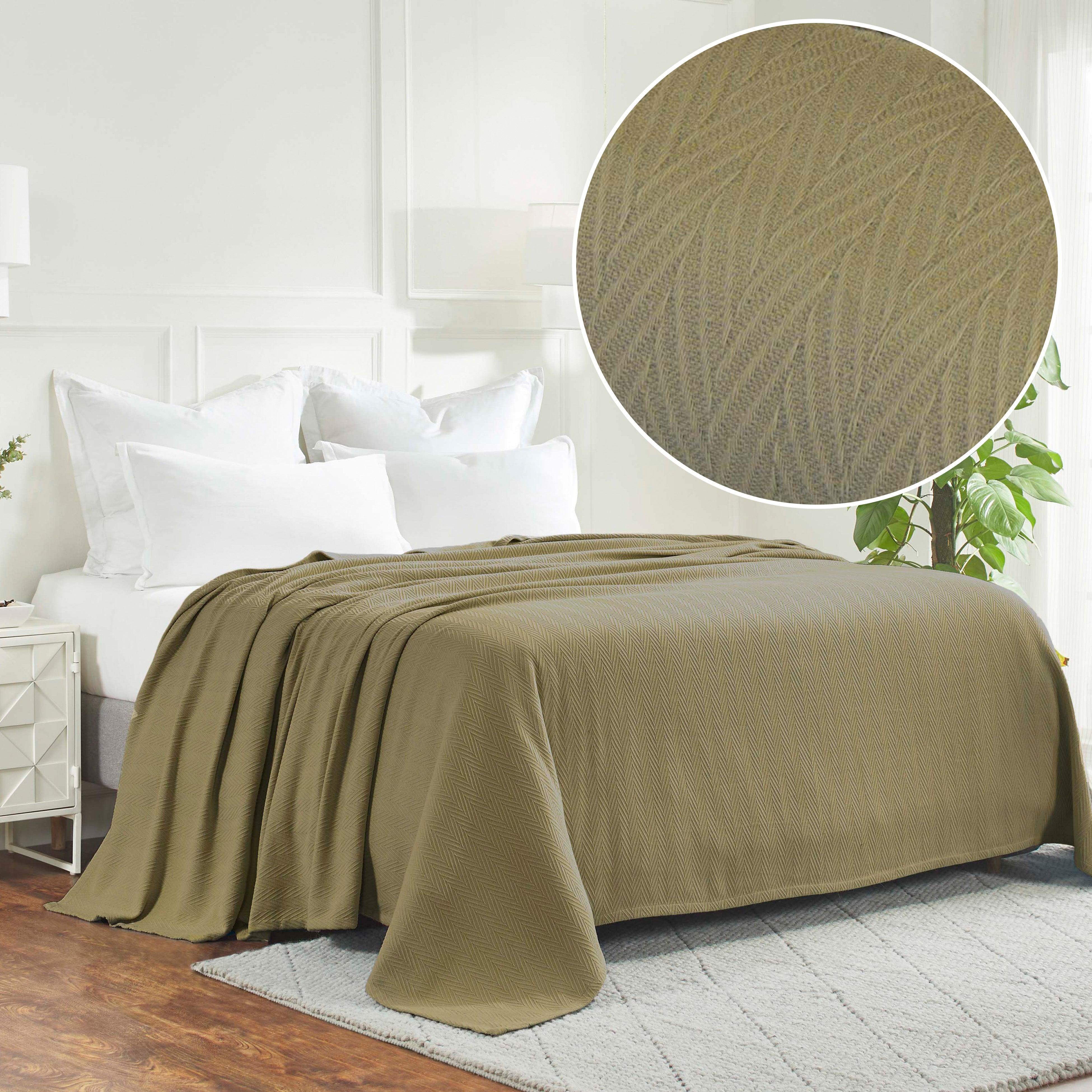 Metro Chevron Zig-Zag Modern All-Season Cotton Blanket - Blanket by Superior Brand