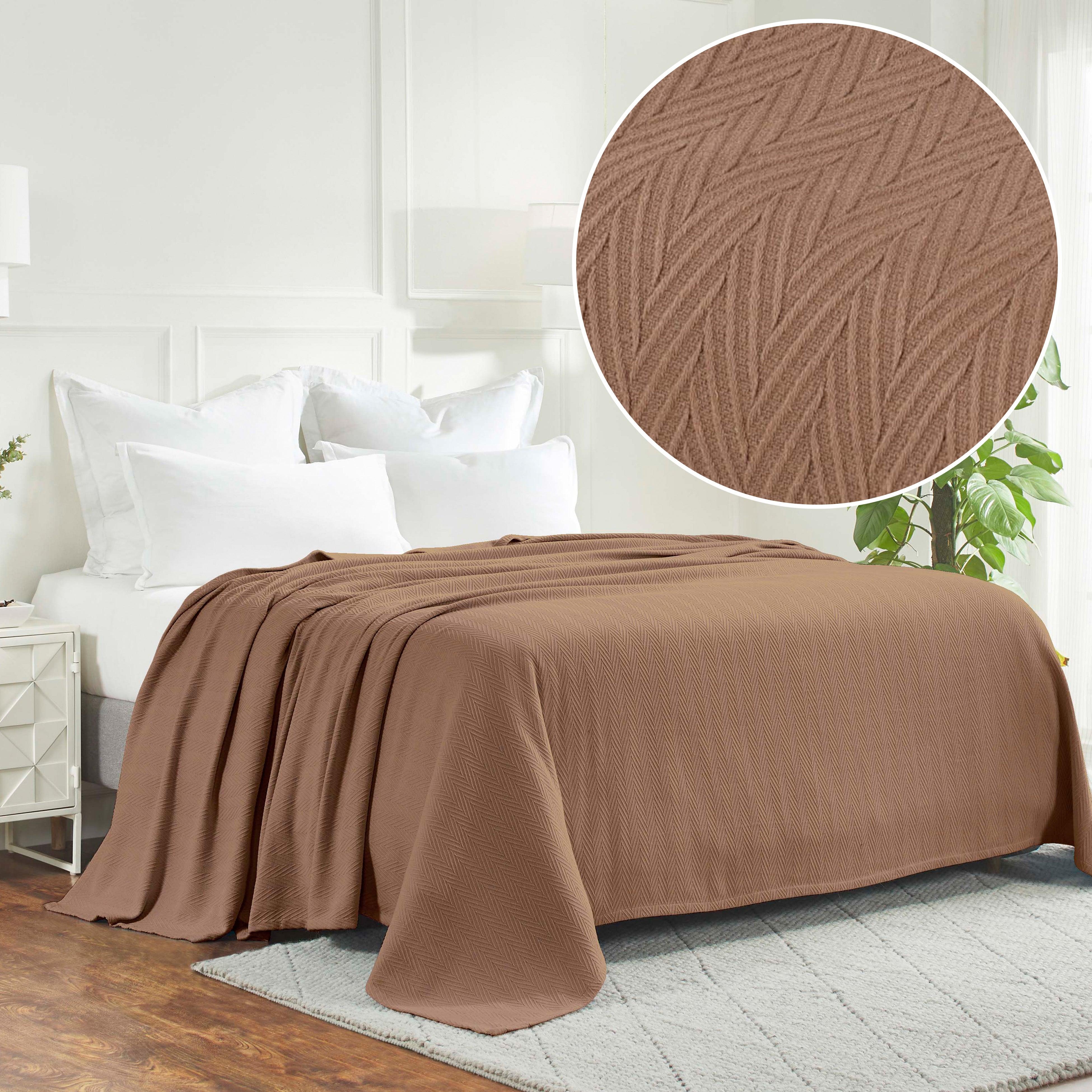 Metro Chevron Zig-Zag Modern All-Season Cotton Blanket - Blanket by Superior Brand