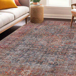 Huda Rustic Oriental Medallion Indoor Large Area Rugs Or Runner Rug - Rugs by Superior