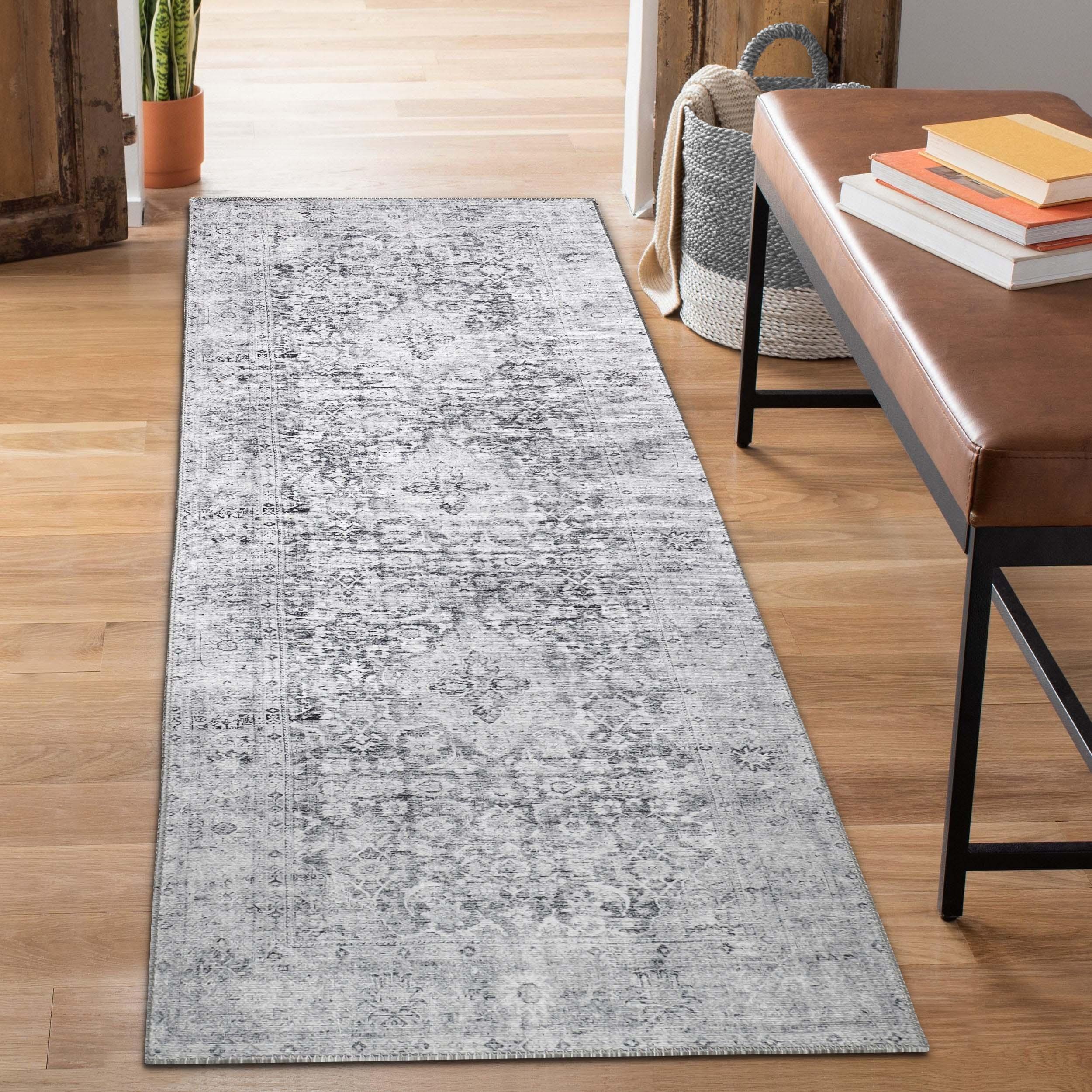 Huda Rustic Oriental Medallion Indoor Large Area Rugs Or Runner Rug - Rugs by Superior