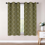 Imperial Trellis Washable Room Darkening Blackout Curtains, Set of 2 - Blackout Curtains by Superior