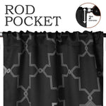 Imperial Trellis Washable Room Darkening Blackout Curtains, Set of 2 - Blackout Curtains by Superior