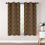 Imperial Trellis Washable Room Darkening Blackout Curtains, Set of 2 - Blackout Curtains by Superior