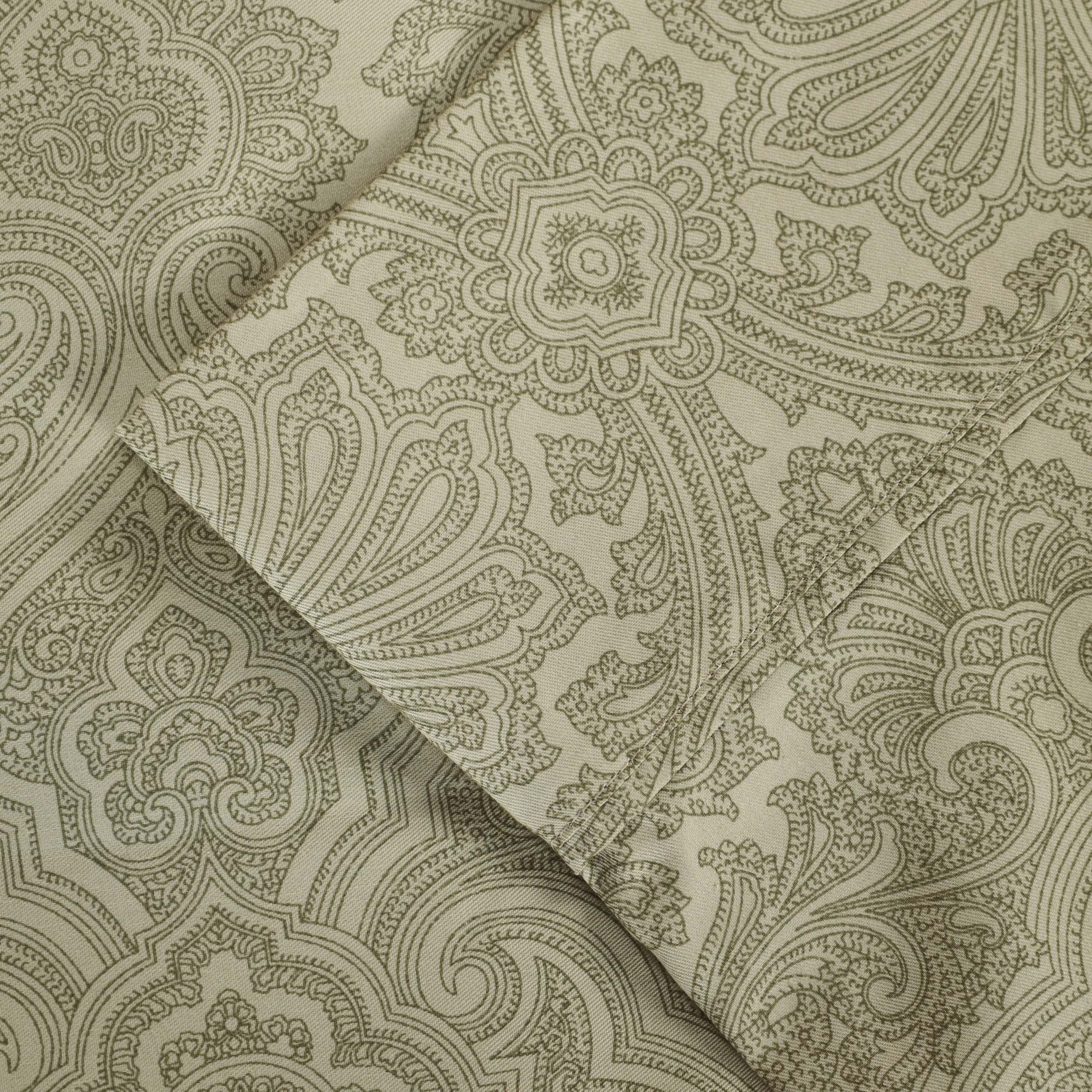 Italian Paisley 600 Thread Count Cotton Blend 2-Piece Pillowcase Set - Pillowcases by Superior