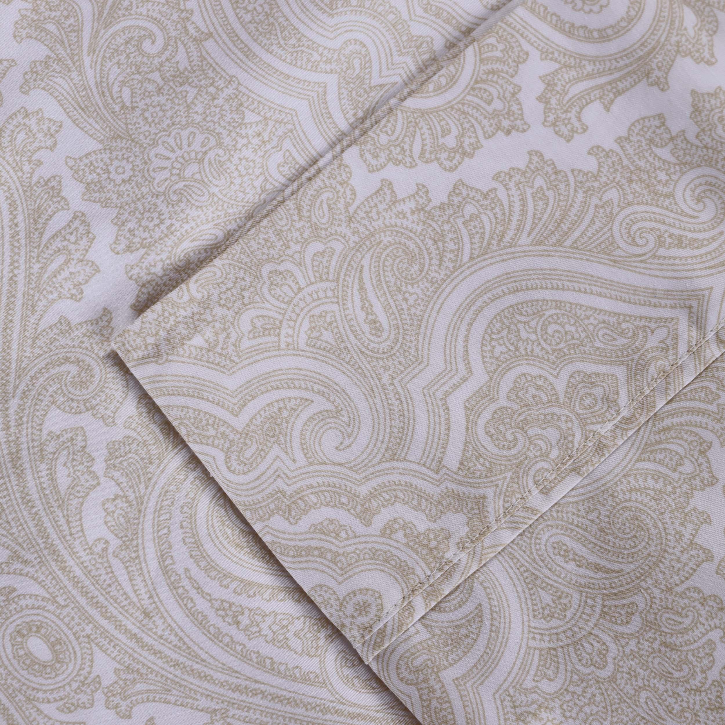 Italian Paisley 600 Thread Count Cotton Blend 2-Piece Pillowcase Set - Pillowcases by Superior