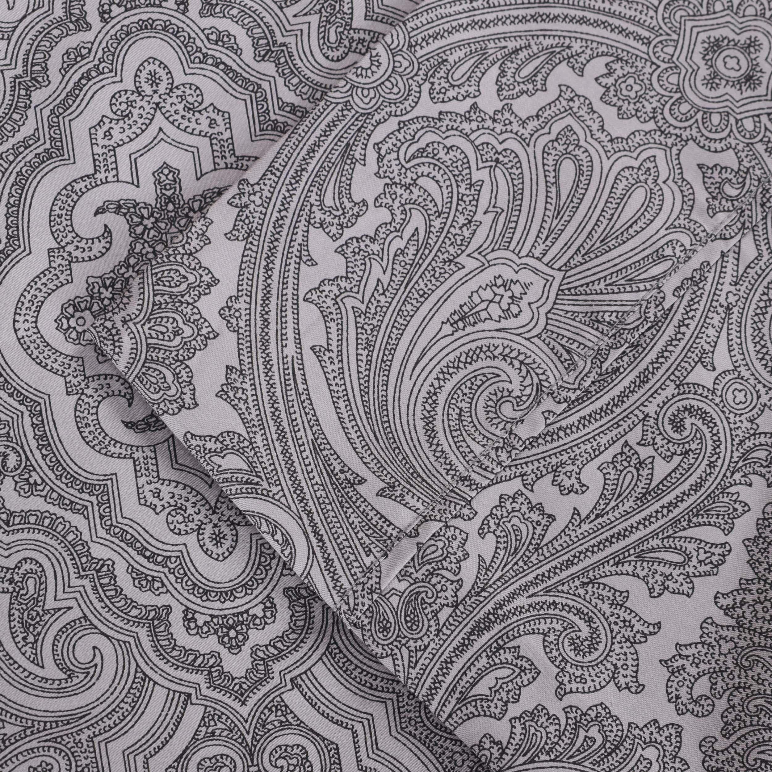 Italian Paisley 600 Thread Count Cotton Blend 2-Piece Pillowcase Set - Pillowcases by Superior